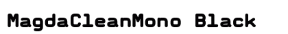MagdaCleanMono Black preview