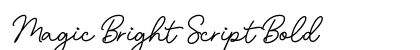 Magic Bright Script Bold preview