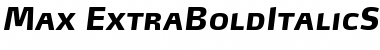 Download Max-ExtraBoldItalicSC Font