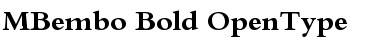 Bembo Bold Font