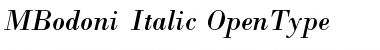 Bodoni Italic Font