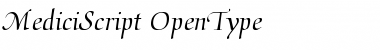 Medici Script Medium Font