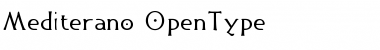 Mediterano Regular Font