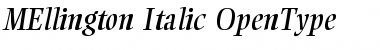 Ellington Italic Font Ellington Italic Font