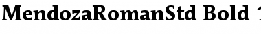 ITC Mendoza Roman Std Font