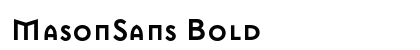 MasonSans Bold preview