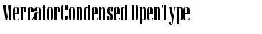 MercatorCondensed Regular Font