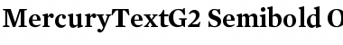 Mercury Text G2 Semibold Font