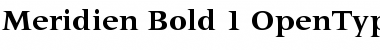 Meridien Bold Font