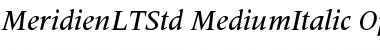 Download Meridien LT Std Font