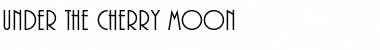 Download Under The Cherry Moon Font Download Under The Cherry Moon Font