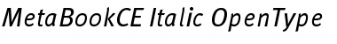 MetaBookCE Italic Font MetaBookCE Italic Font