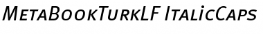 MetaBookTurkLF ItalicCaps Font