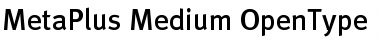 MetaPlus Medium Font