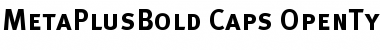 MetaPlusBold- Caps Font