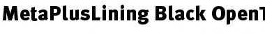 MetaPlusLining Font