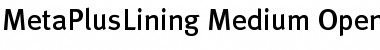 Download MetaPlusLining Font