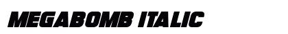 Megabomb Italic preview