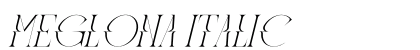 Meglona Italic preview