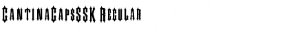 Download CantinaCapsSSK Font Download CantinaCapsSSK Font