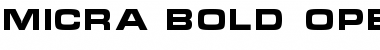 Micra Bold Font