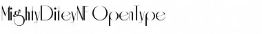 Mighty Ditey NF Regular Font