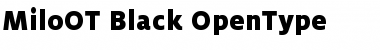 Download MiloOT-Black Font