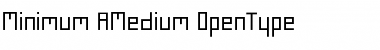 Minimum AMedium Font