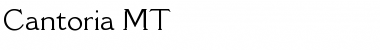 Download Cantoria MT Font