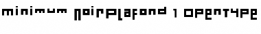 Minimum NoirPlafond Font