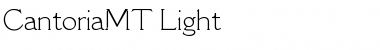 CantoriaMT-Light Light Font