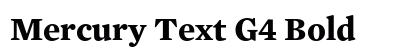 Mercury Text G4 Bold preview