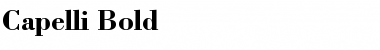 Download Capelli Font