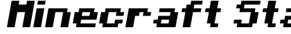 Minecraft Standard BoldOblique Preview
