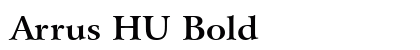Arrus HU Bold preview