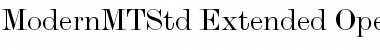 Monotype Modern Std Extended Font