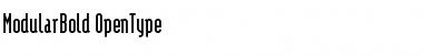 ModularBold Regular Font ModularBold Regular Font
