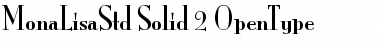 ITC Mona Lisa Std Solid Font