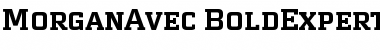 MorganAvec BoldExpert Font