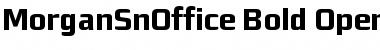 MorganSnOffice Bold Font