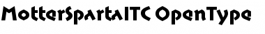 Download Motter Sparta ITC Font