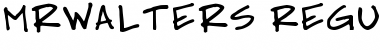 MrWalters Regular Font