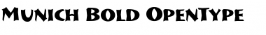 Munich Bold Font