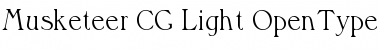 Musketeer CG Light Regular Font