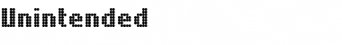 Download Unintended Font Download Unintended Font