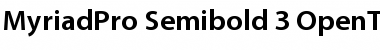 Myriad Pro Semibold Font Myriad Pro Semibold Font