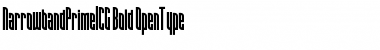 Download NarrowbandPrimeICG Font