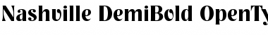 Nashville-DemiBold Regular Font