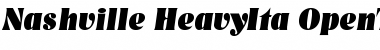 Download Nashville-HeavyIta Font