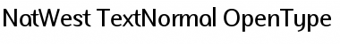 NatWest TextNormal Font